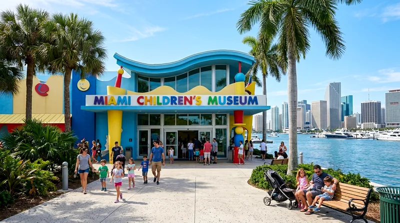 Miami Children's Museum entrance on Watson Island near Biscayne Bay